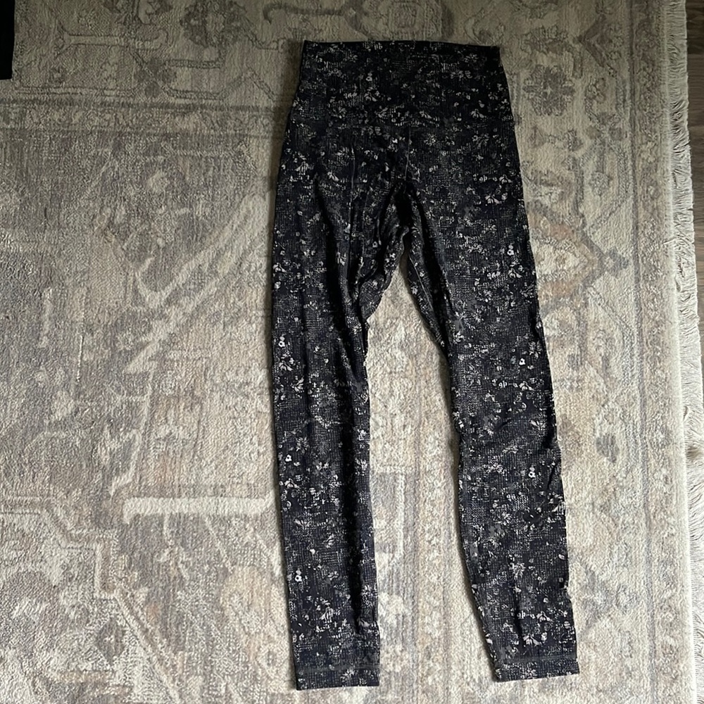 Black Pattern Lululemon Align - image 1